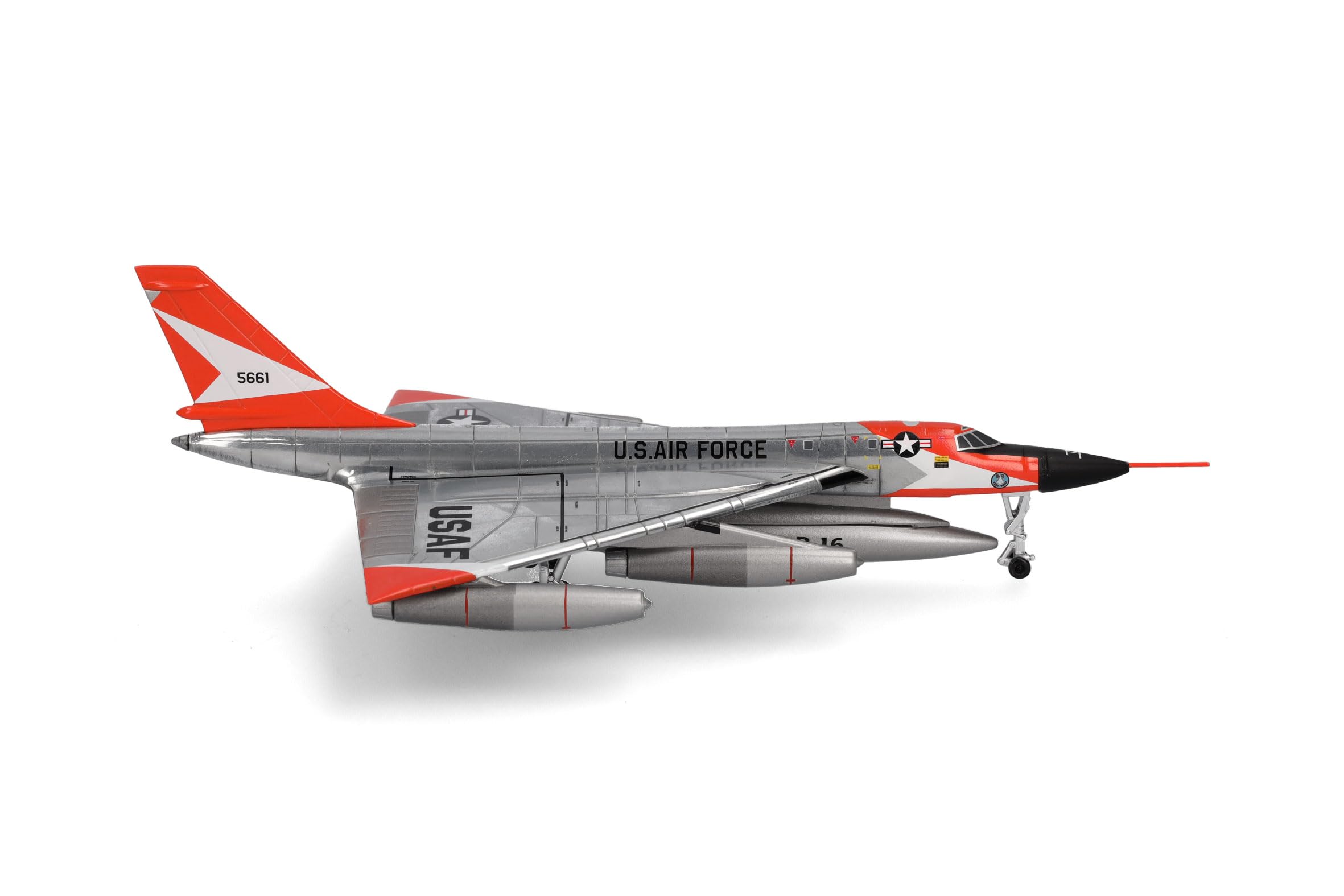 herpa-convair-xb-58-hustler-flugzeugmodell-1-200-metall image 1