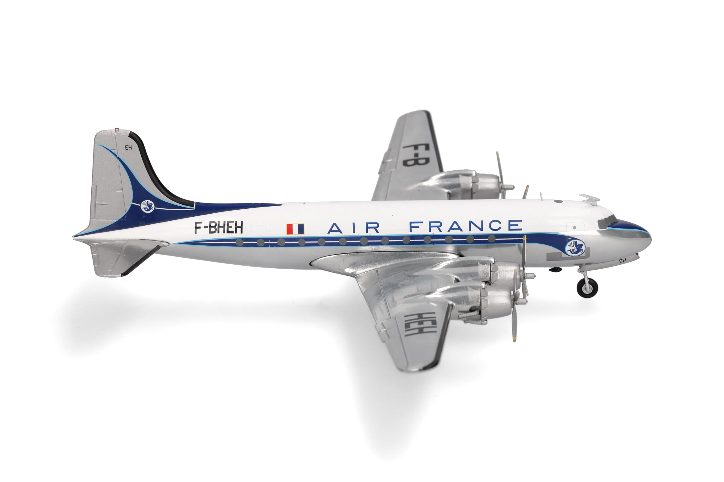 herpa-wings-air-france-douglas-dc-4-flugzeugmodell-1-200-metall image 1