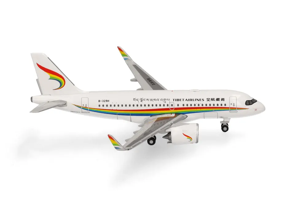 herpa-wings-tibet-airlines-airbus-a319neo-flugzeug-1-500-metall image 1