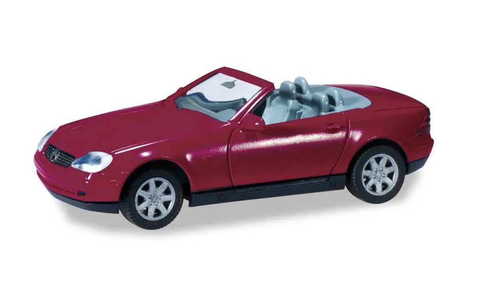 herpa-minikit-mercedes-benz-slk-modellauto-bordeauxviolett-1-87 image 1