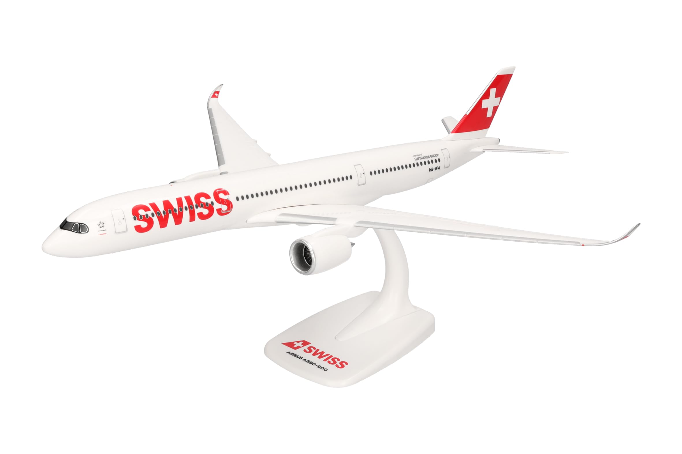 herpa-snapfit-swiss-a350-900-flugzeugmodell-1-200-standfu image 1