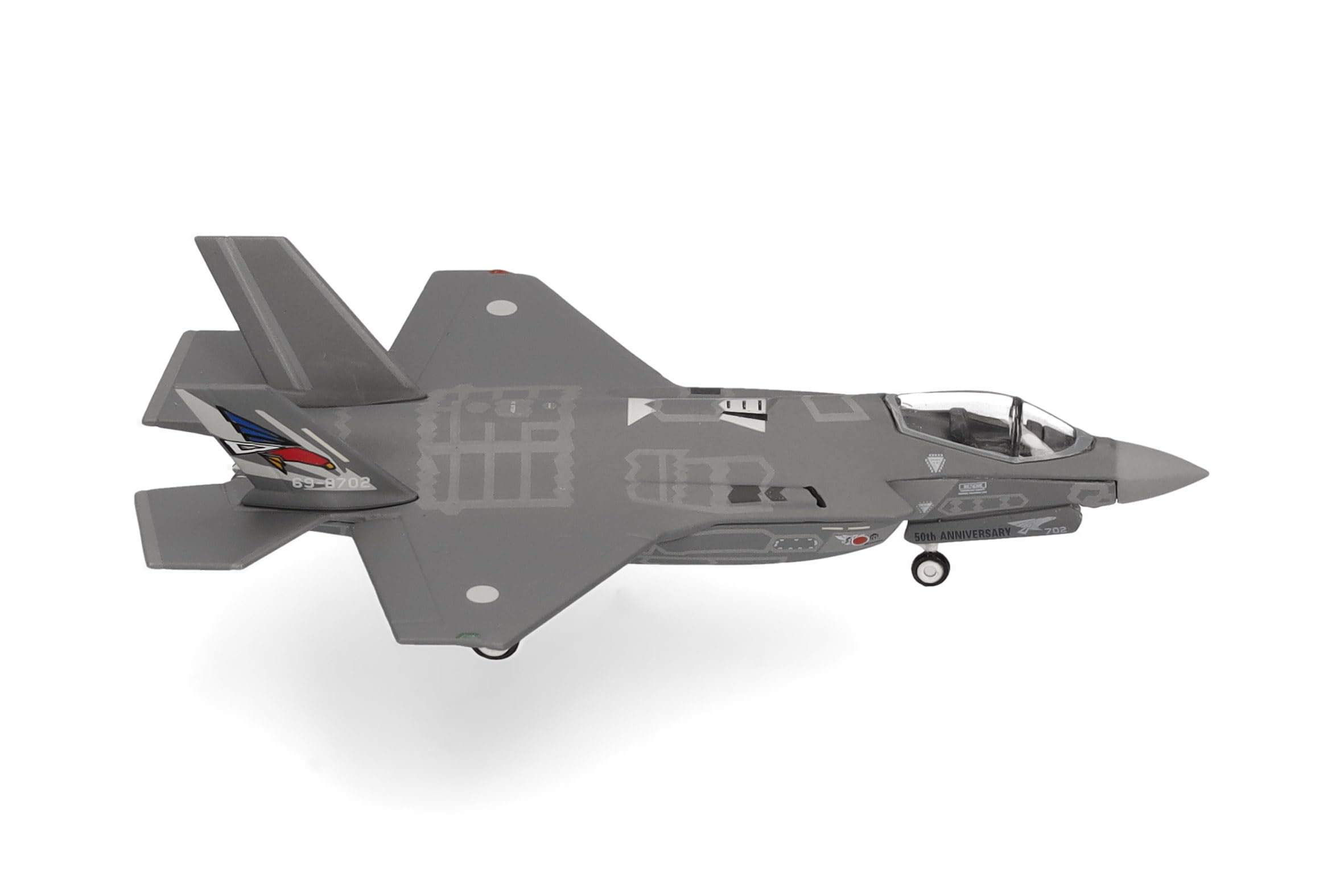 herpa-wings-f-35a-lightning-ii-jet-metall-1-200 image 1