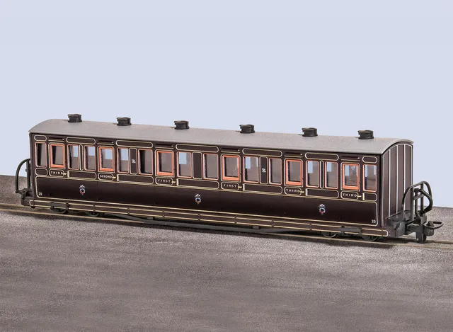 peco-gr620b-ffestiniog-bowsider-personenwagen-oo-9-lang image 1
