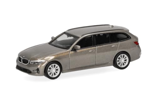 herpa-bmw-3er-touring-modellauto-messing-metallic-1-87 image 6