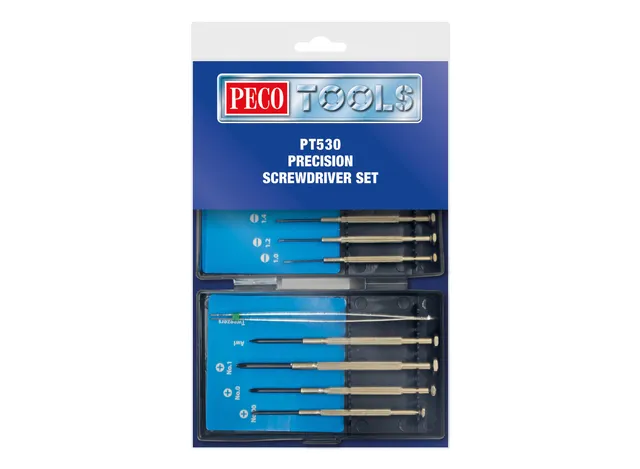 peco-pt530-pr-zisions-schraubendreher-set-lokwartung image 1