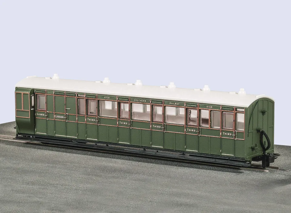peco-gr-421a-l-b-bremswagen-sr-4108-oo-9-personenwagen image 1