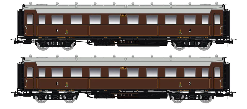 saxonia-personenwagen-87173-c4-sa-07-h0-2er-set-epoche-i image 1