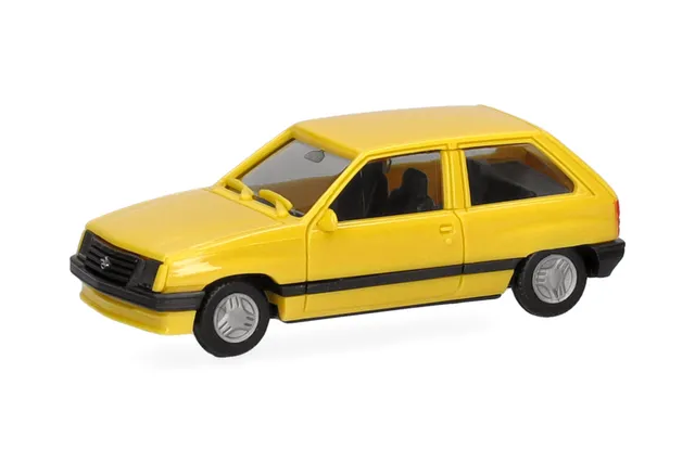 herpa-opel-corsa-a-modellauto-1-87-jamaicagelb-2-t-rig image 1