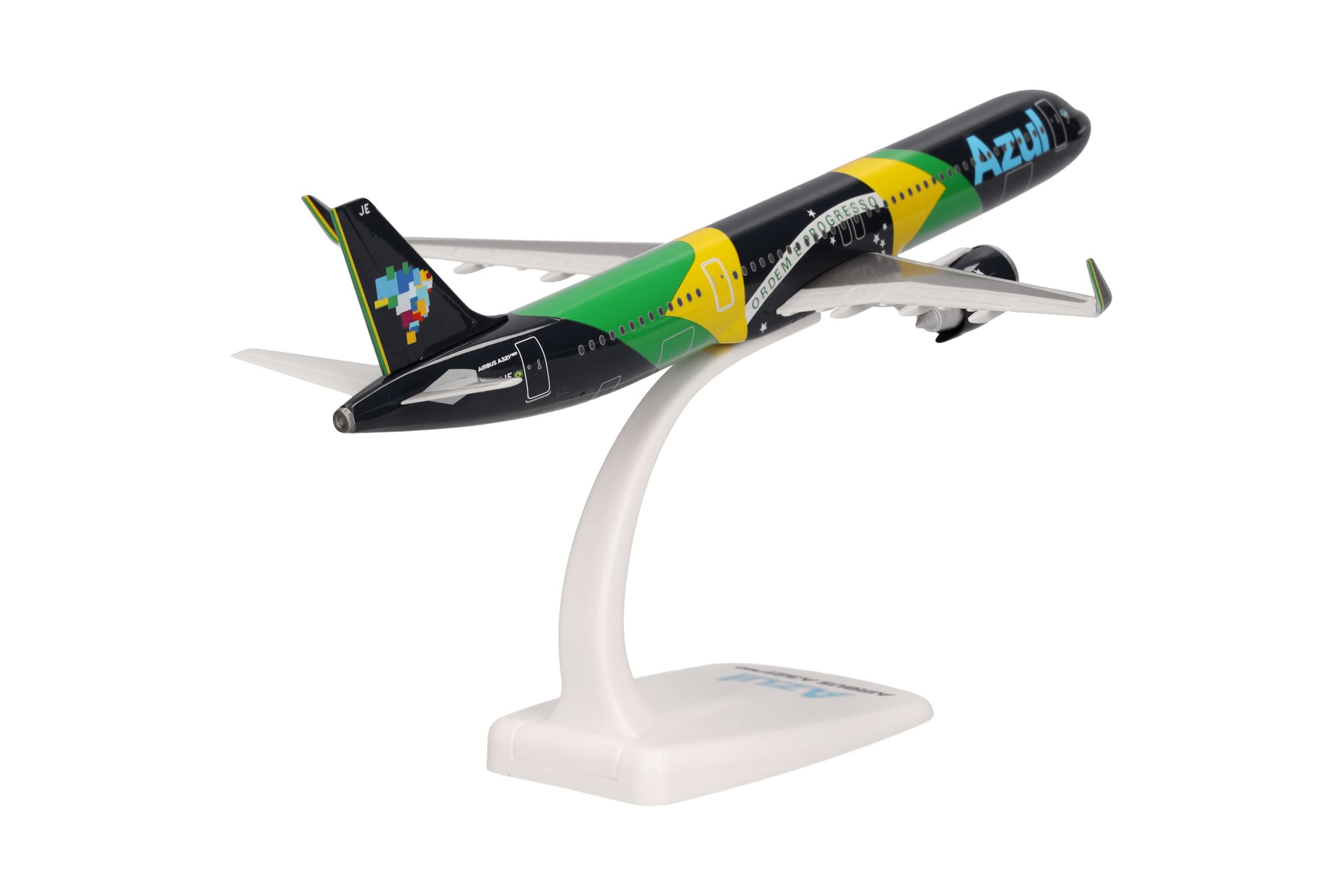 herpa-snapfit-azul-airbus-a321neo-flugzeugmodell-1-200-pr-yje-flag image 3