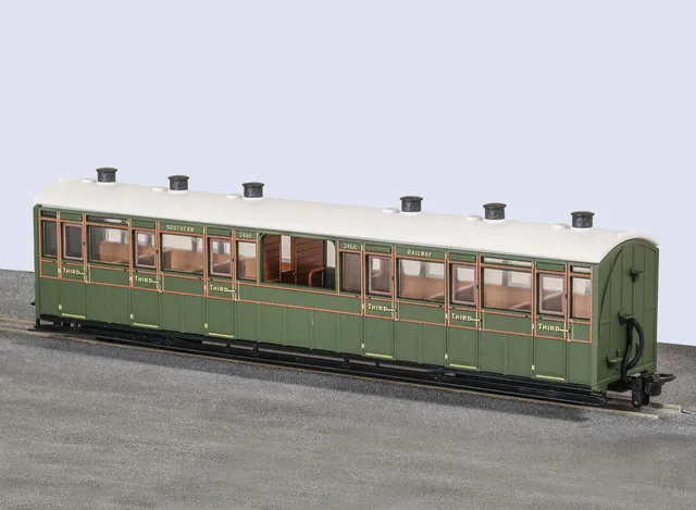 peco-gr451a-oo-9-l-b-aussichtswagen-personenwagen-sr-2466 image 1