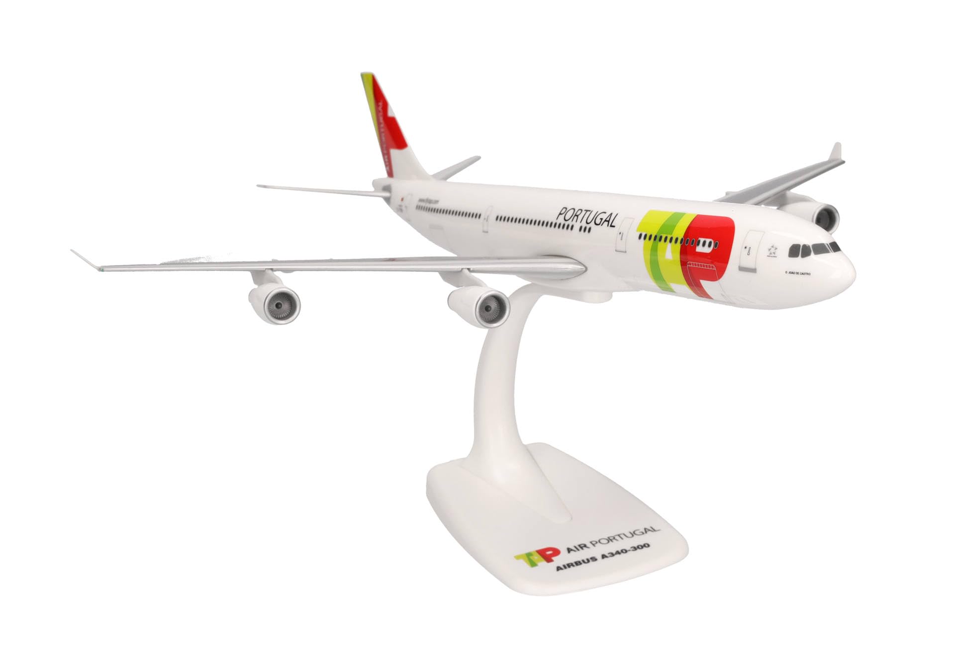 herpa-snapfit-tap-a340-300-flugzeugmodell-1-200-cs-tob image 3