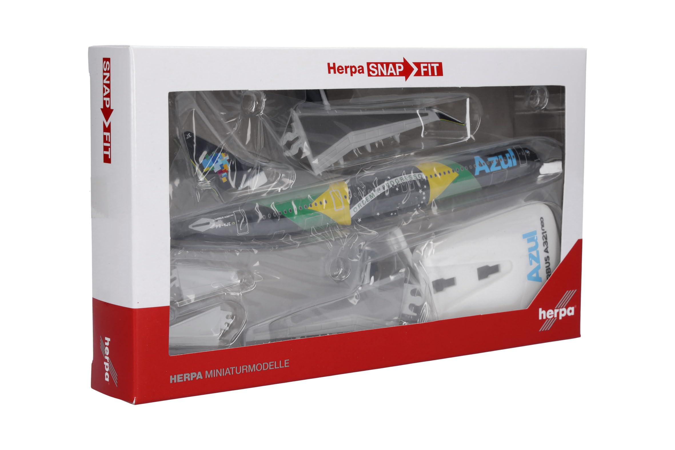 herpa-snapfit-azul-airbus-a321neo-flugzeugmodell-1-200-pr-yje-flag image 6