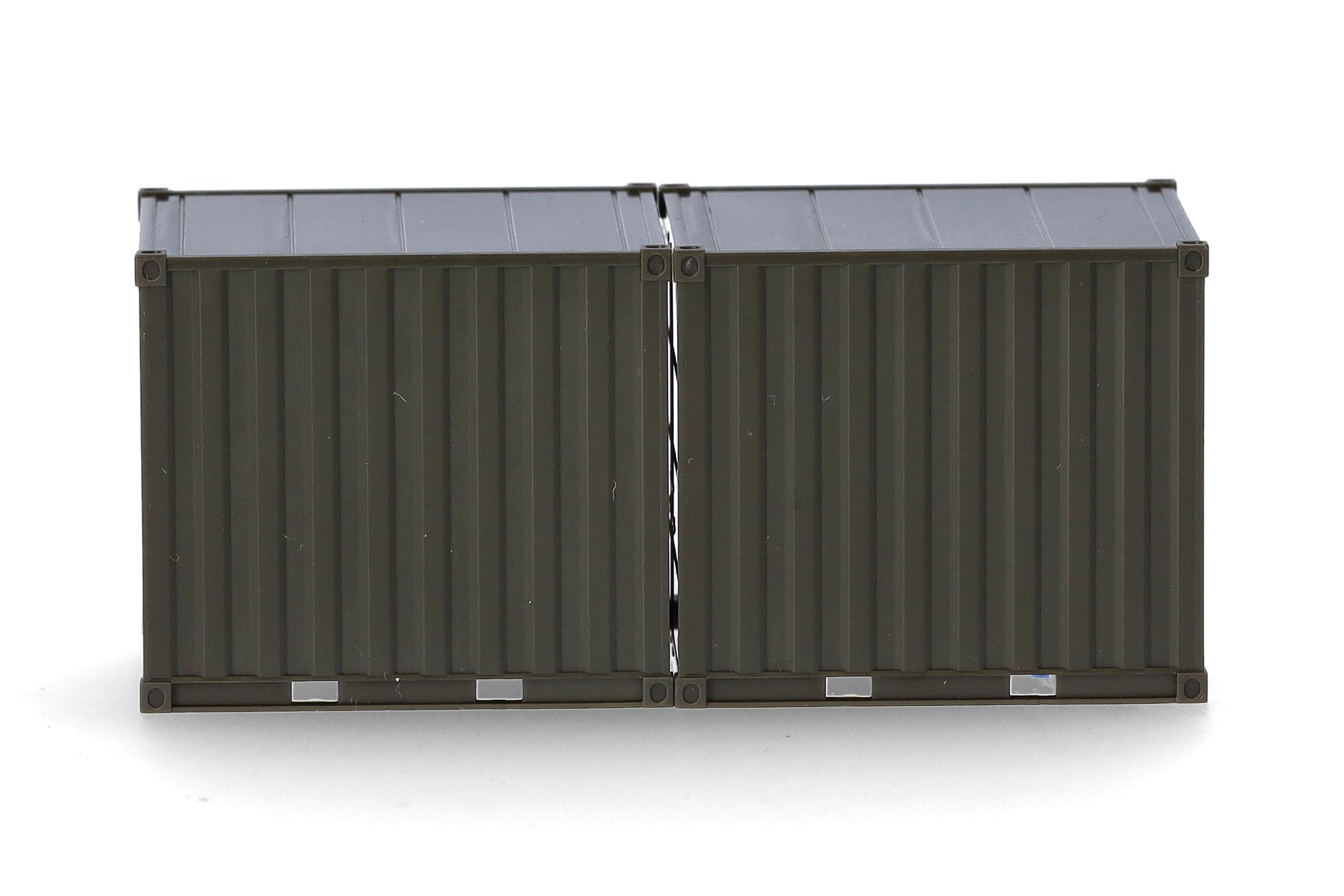 herpa-minitanks-2x-10ft-container-bundeswehr-modell-1-87-bronzegruen image 4