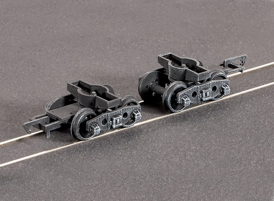 peco-parkside-pa126-gwr-plate-wagon-drehgestelle-speichenr-der image 1