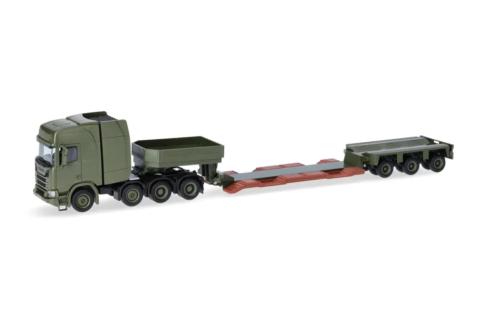 herpa-scania-cr20-tieflader-danish-army-milit-rmodell-1-87 image 1