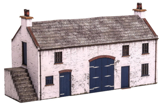peco-scale-model-scenery-kx087-kutschenhaus-geb-udebausatz-oo image 1