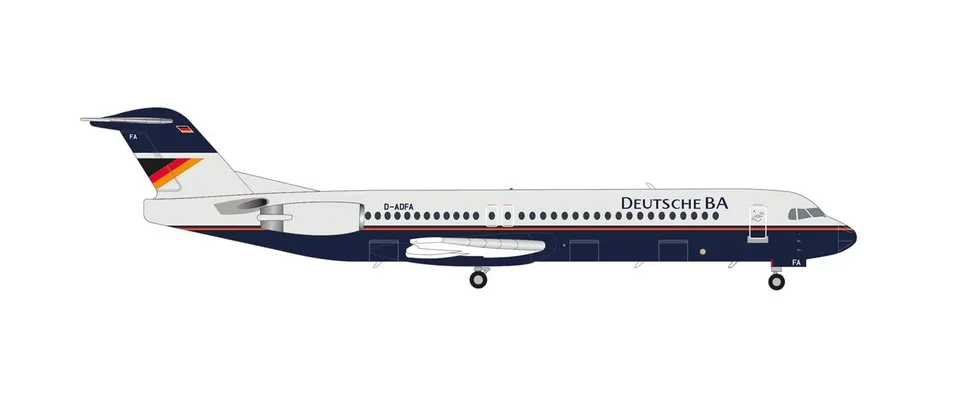 herpa-wings-fokker-100-deutsche-ba-d-adfa-flugzeugmodell-1-200 image 1