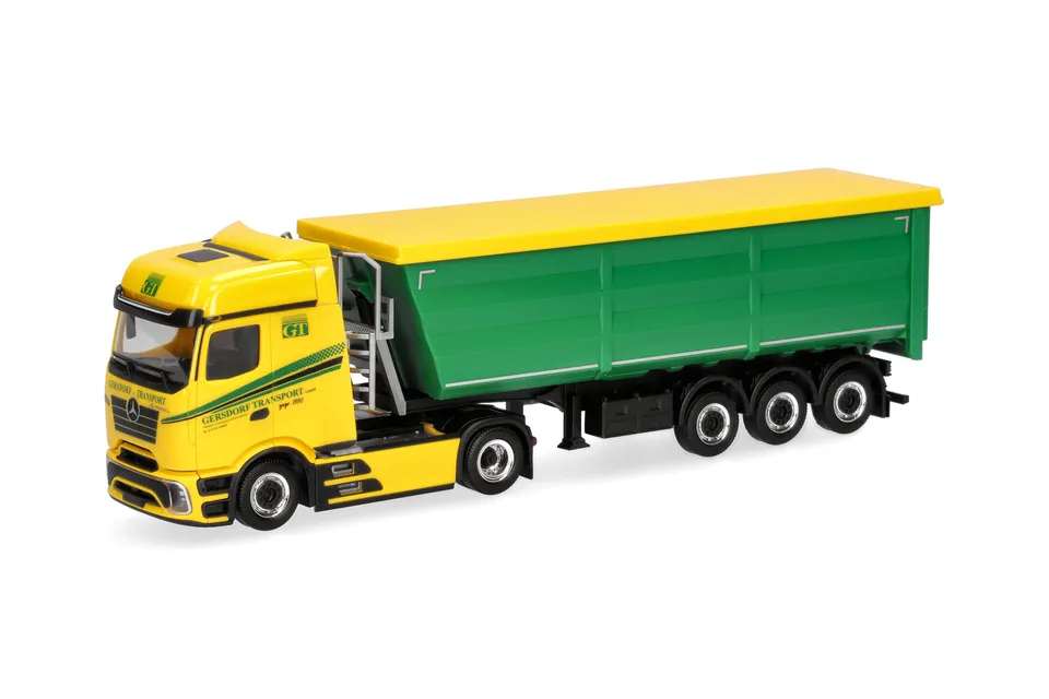 herpa-mercedes-benz-stahlmulden-sattelzug-lkw-1-87 image 1
