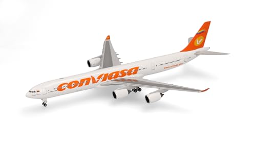 herpa-conviasa-airbus-a340-600-flugzeugmodell-1-500-metall image 8