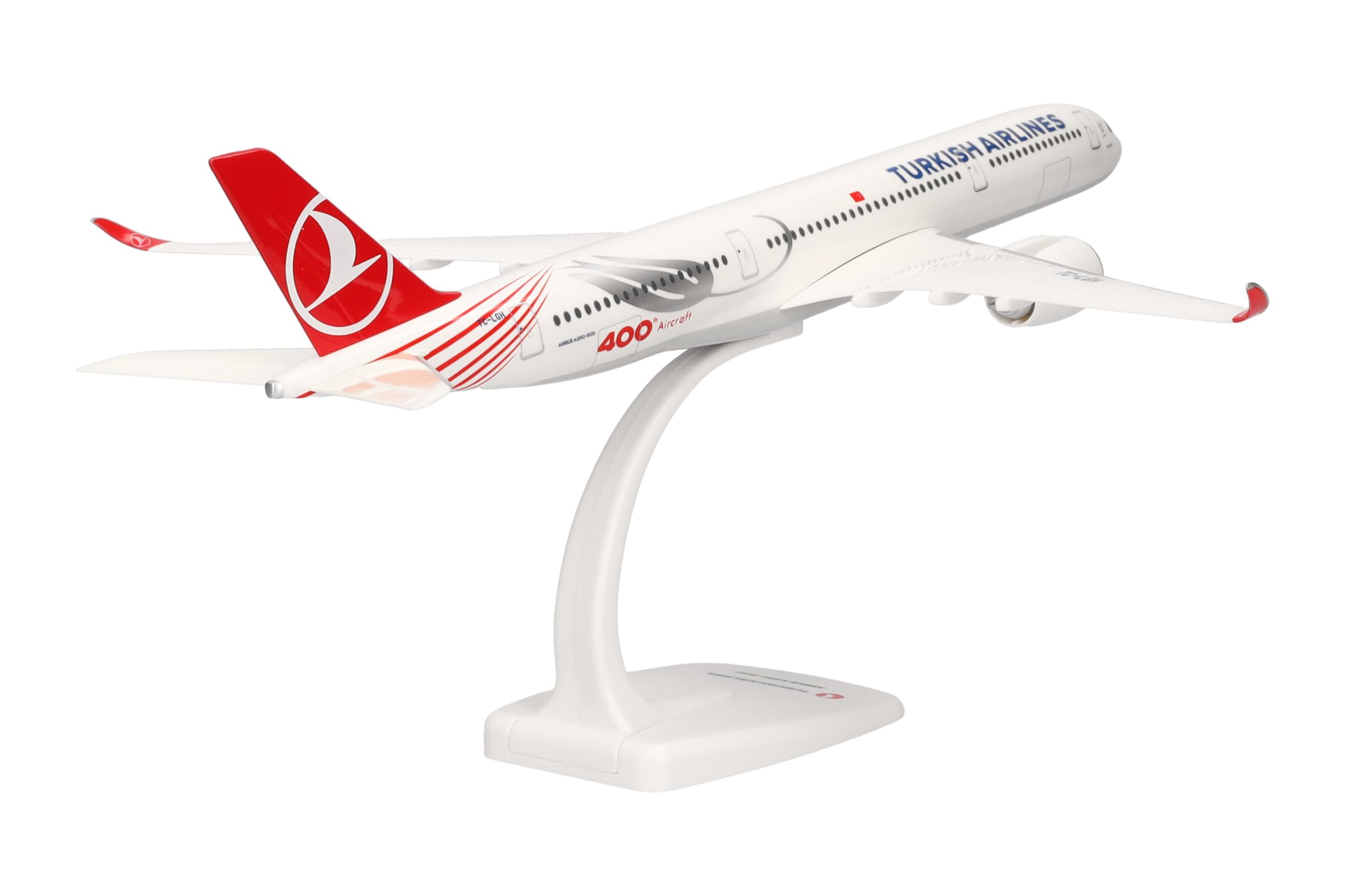 herpa-snapfit-turkish-airlines-a350-900-flugzeugmodell-1-200 image 2