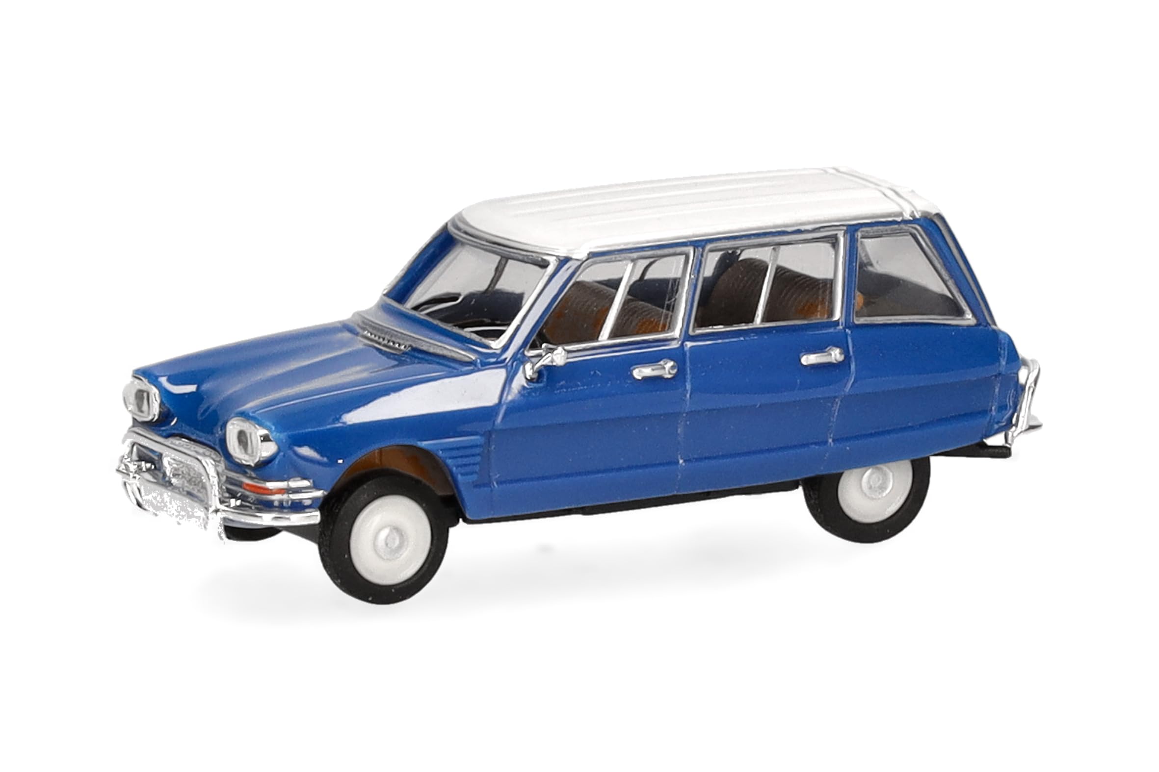 herpa-citroen-ami-6-break-modellauto-1-87-enzianblau-kunststoff image 1