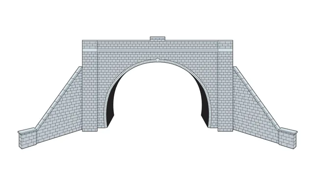 peco-lk12174-tunnelportal-stein-doppelgleis-tt-120-bausatz image 1