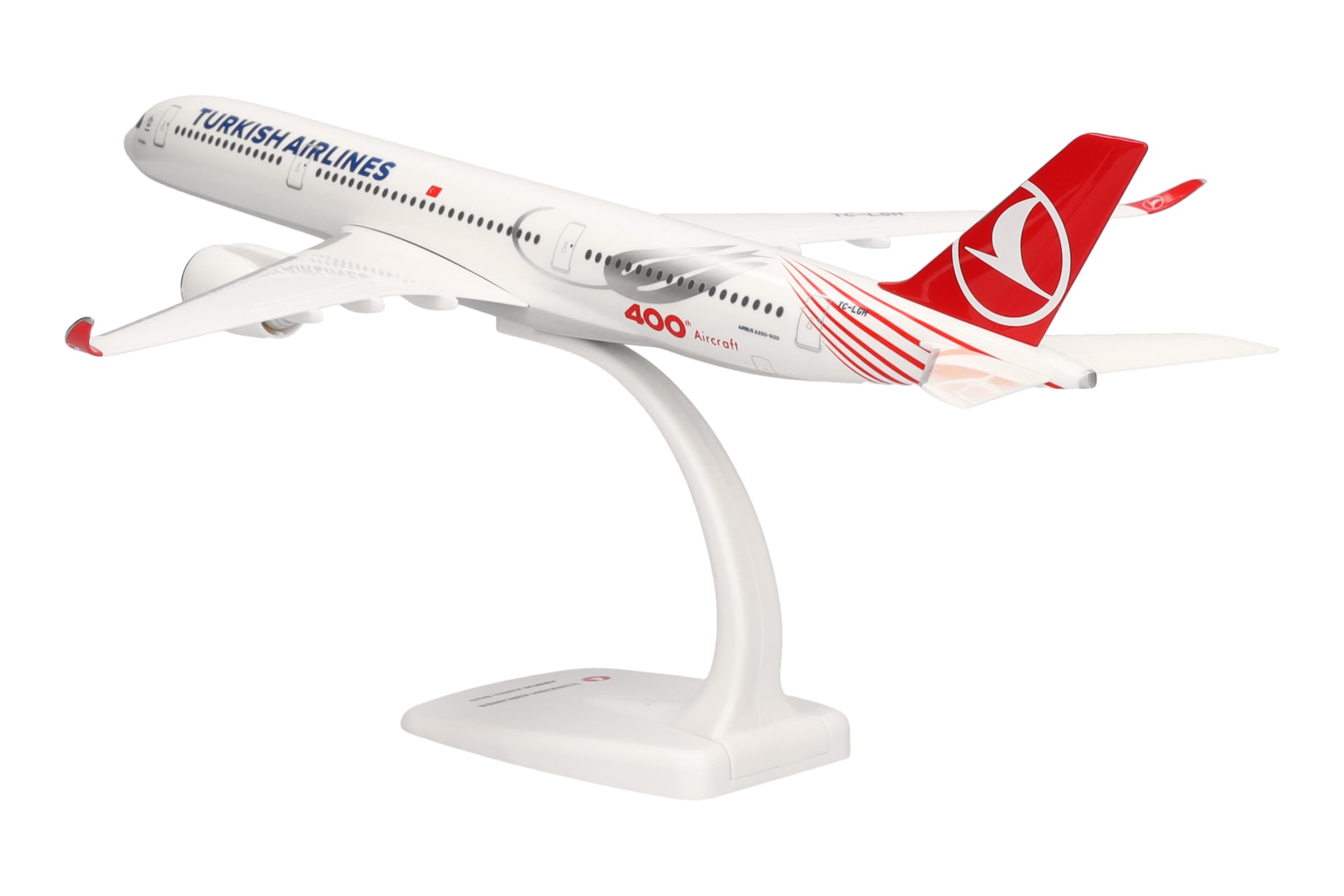 herpa-snapfit-turkish-airlines-a350-900-flugzeugmodell-1-200 image 4