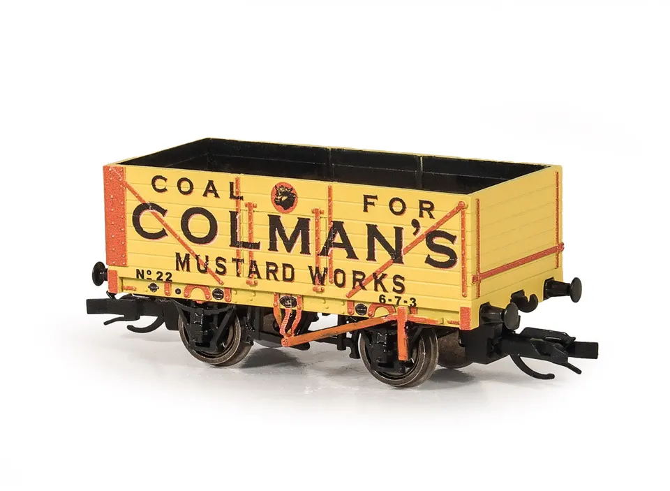 peco-ttr7006p-tt-120-offener-wagen-colman-s-mustard image 1
