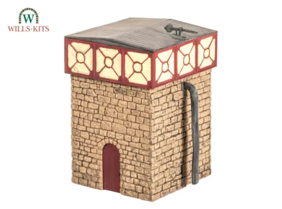 wills-ss34-wasserturm-mit-steinsockel-oo-ho-bausatz image 1