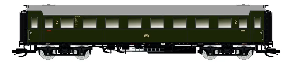 saxonia-c4-sa-07-87188-h0-personenwagen-db-ep-iii-beleuchtung image 1