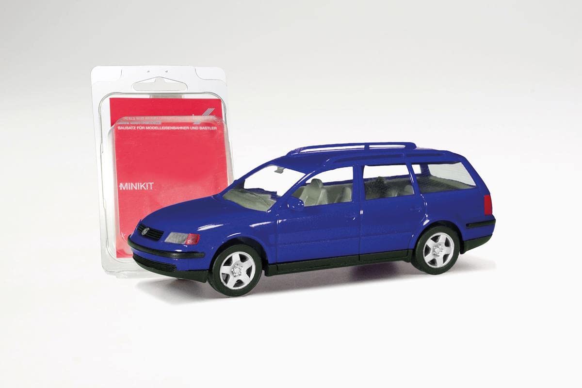 herpa-minikit-vw-passat-variant-auto-modell-1-87-ultramarinblau image 1