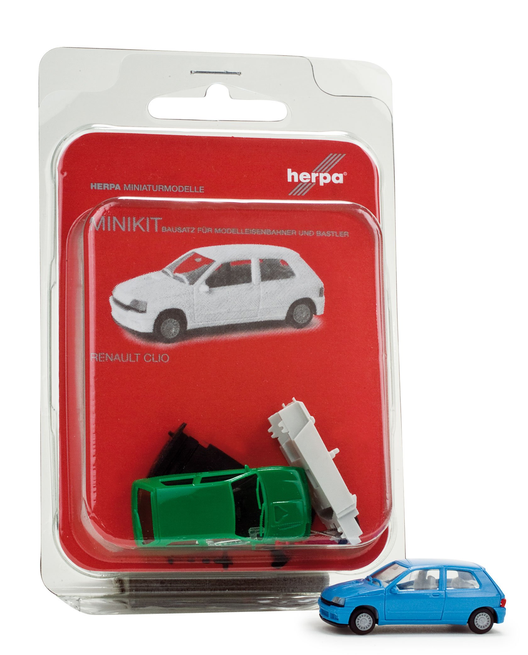 herpa-minikit-renault-clio-16v-modellauto-bausatz-1-87 image 1