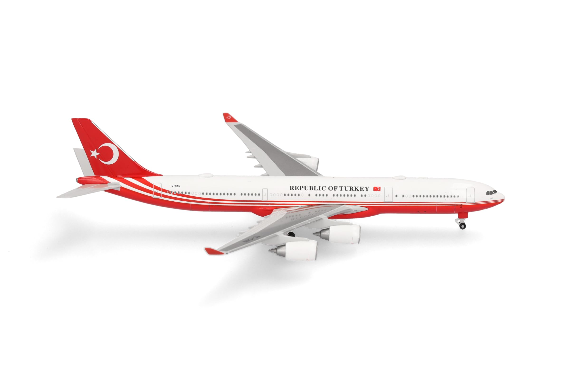 herpa-turkey-government-airbus-a340-500-flugzeugmodell-1-500 image 1