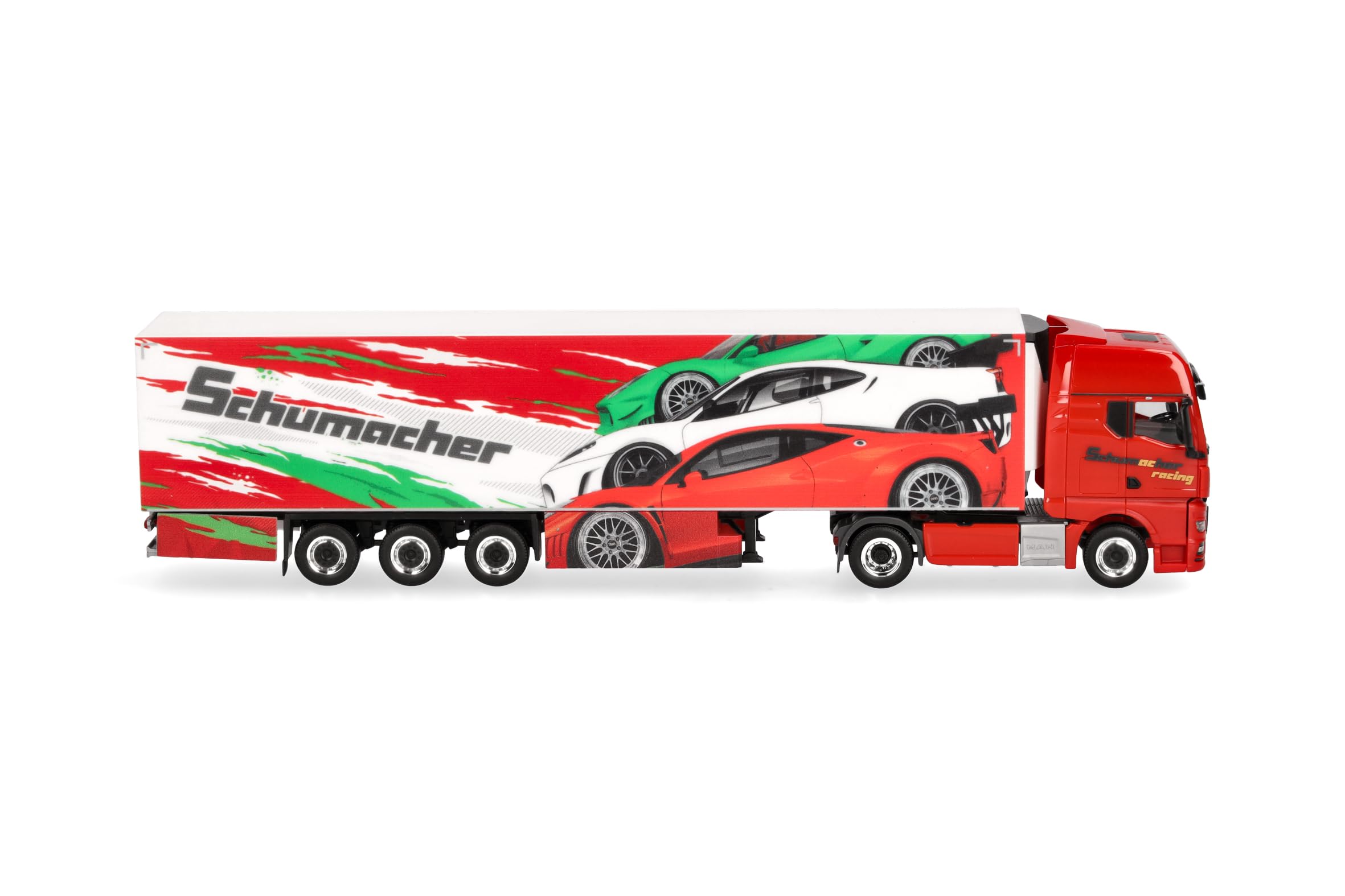 herpa-man-tgx-gx-k-hlkoffer-sattelzug-schumacher-lkw-1-87-rot image 3