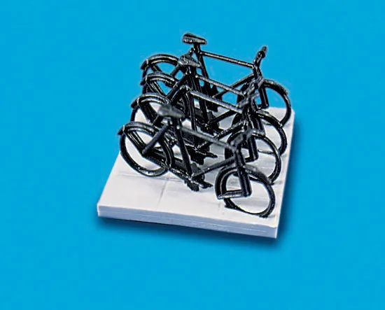 modelscene-5055-fahrr-der-h0-oo-4-st-ck-mit-st-nder image 1