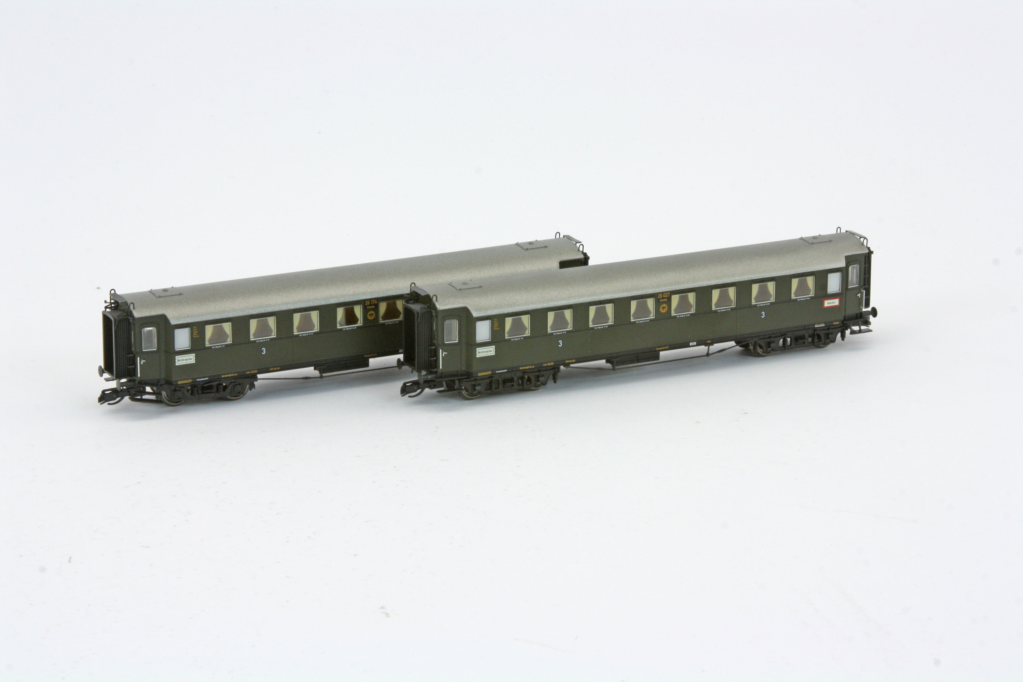 saxonia-120179-set-c4-sa-07-schnellzugwagen-drg-ep-ii-tt image 1