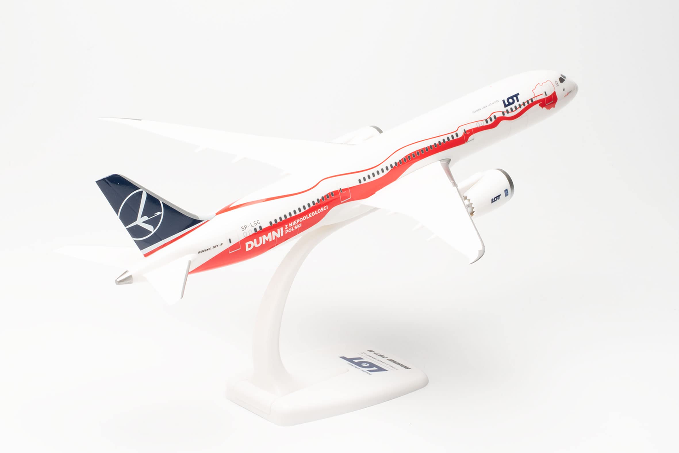 herpa-snapfit-boeing-787-9-lot-flugzeugmodell-1-200 image 2