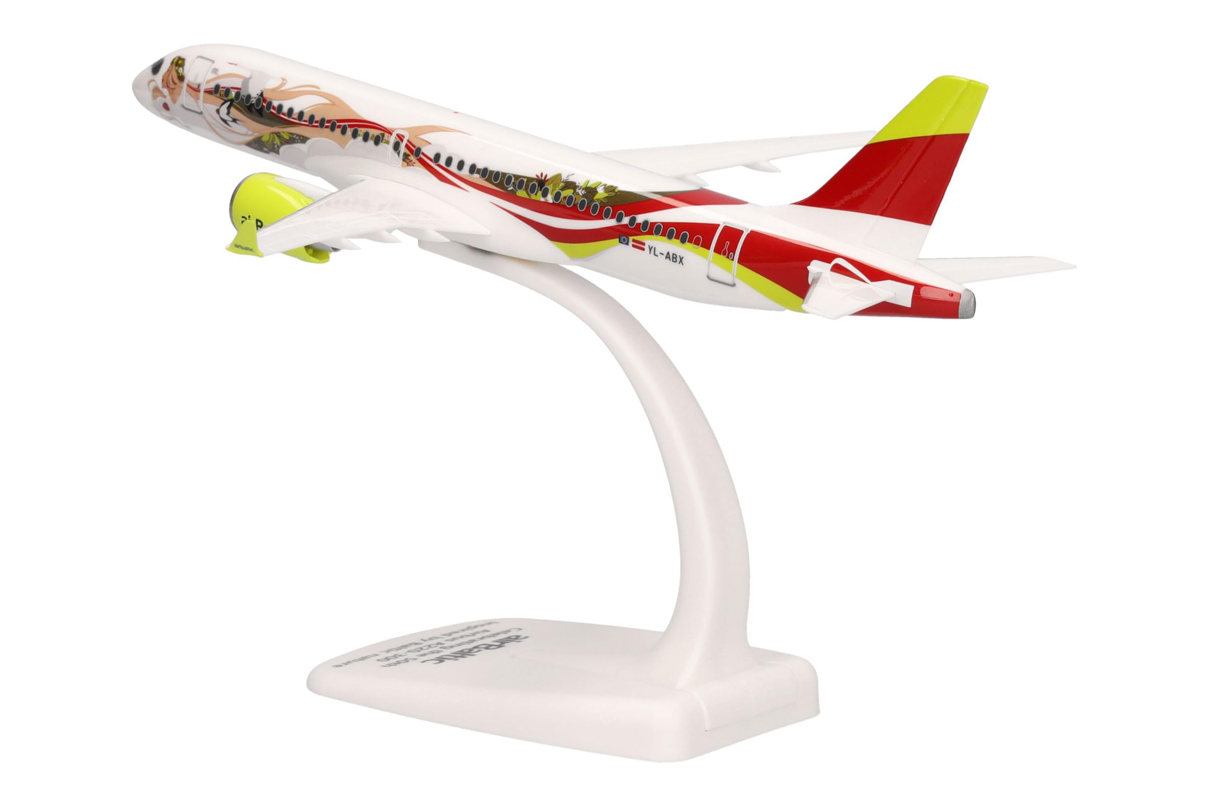 herpa-snapfit-airbaltic-a220-300-flugzeugmodell-1-200-yl-abx image 5