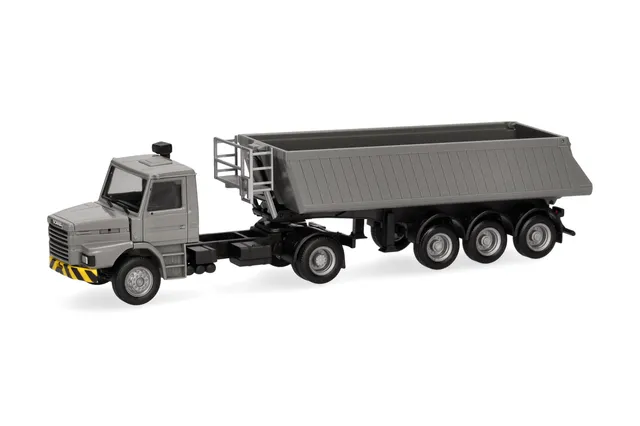 herpa-cars-trucks-scania-hauber-kipp-sattelzug-lkw-modell-1-87-grau-gelb image 1