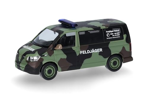 herpa-minitanks-vw-t6-1-bus-feldj-ger-modellauto-1-87-flecktarn image 6