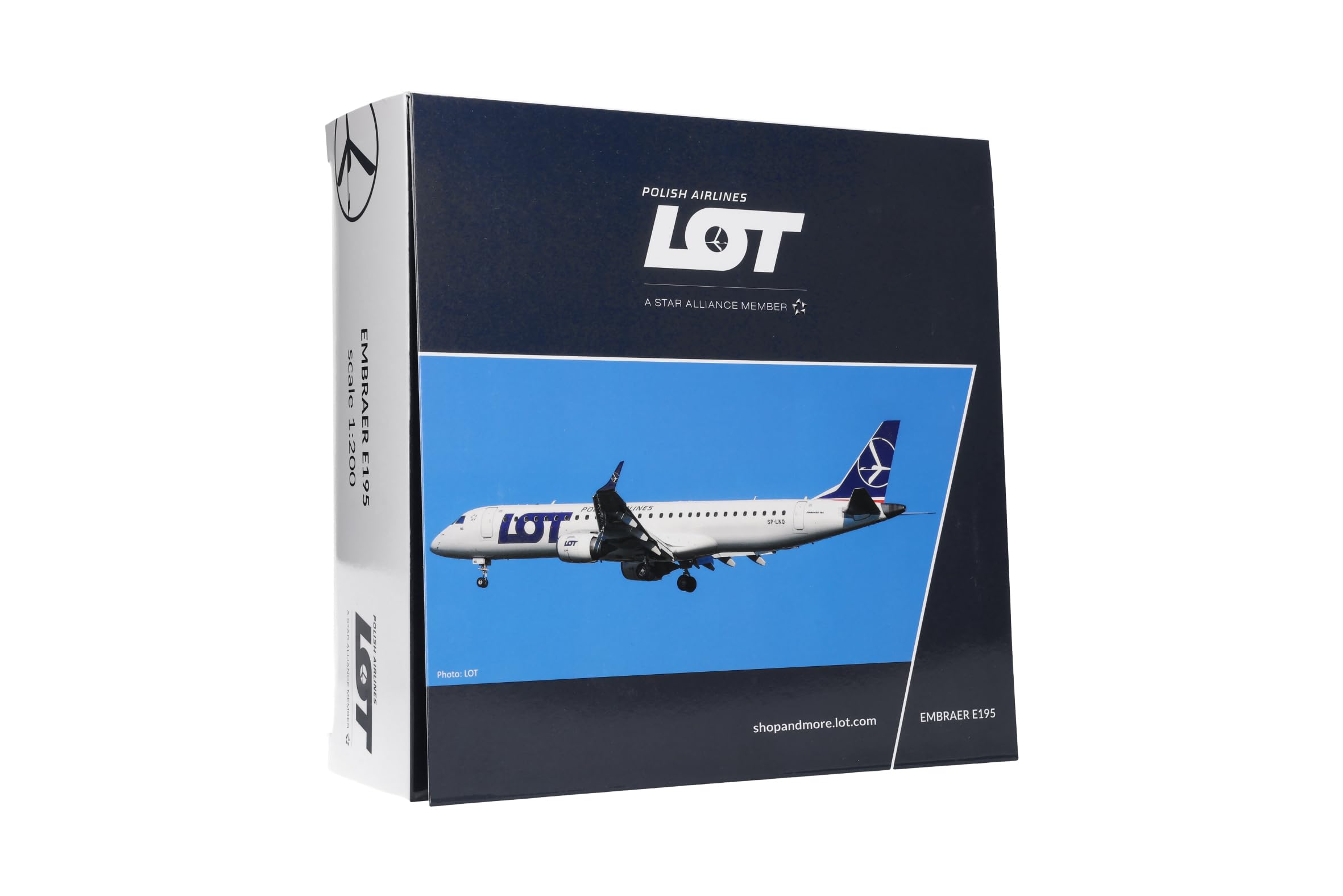 herpa-wings-embraer-e195-lot-polish-airlines-1-200-flugzeug image 5