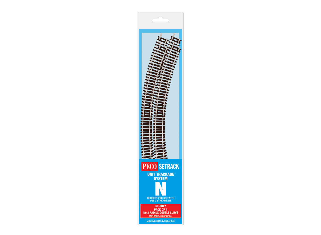 peco-st3017-setrack-gleis-doppelkurve-spur-n-4er-pack image 1