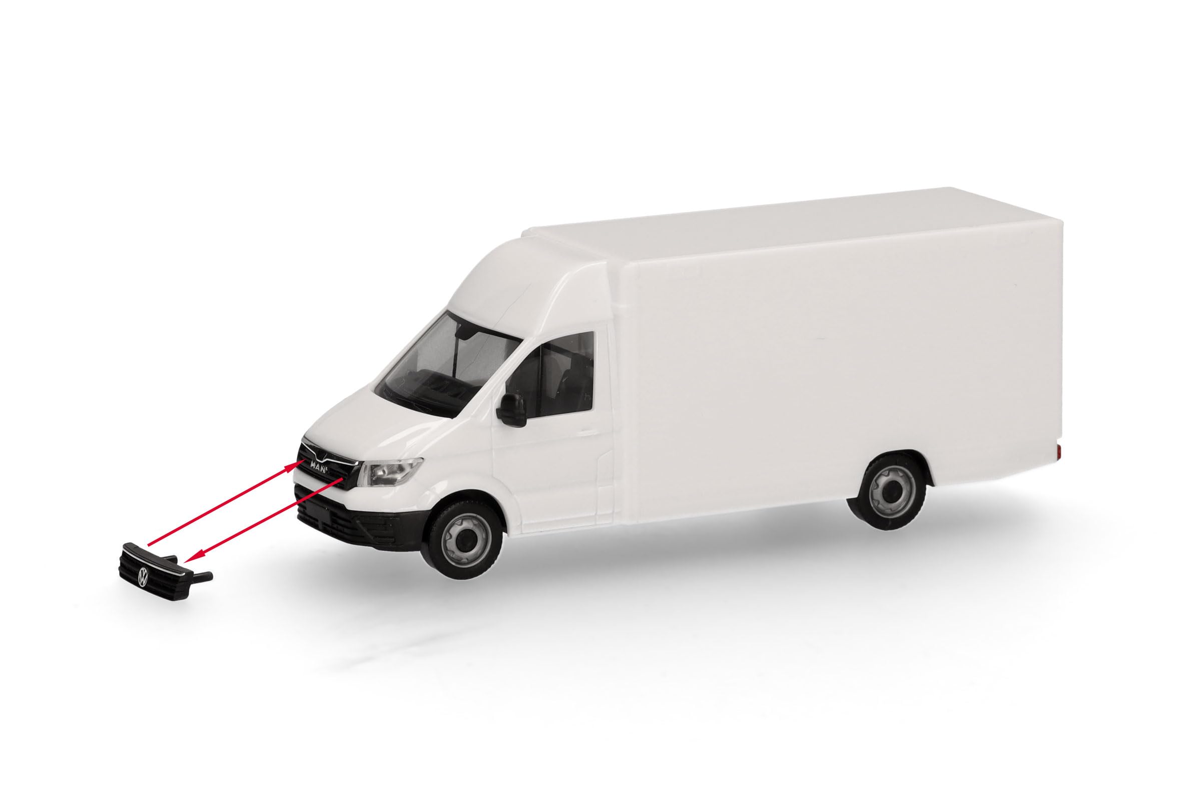 herpa-minikit-man-tge-vw-crafter-paketfahrzeug-1-87-wei image 2