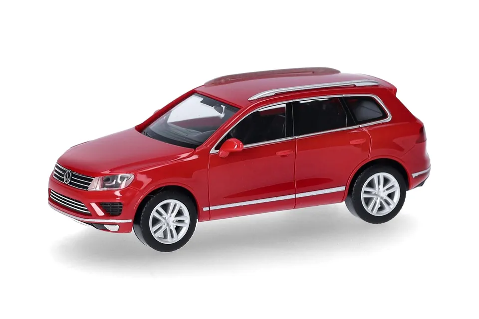 herpa-vw-touareg-modellauto-1-87-tornadorot-h0-sammler image 1