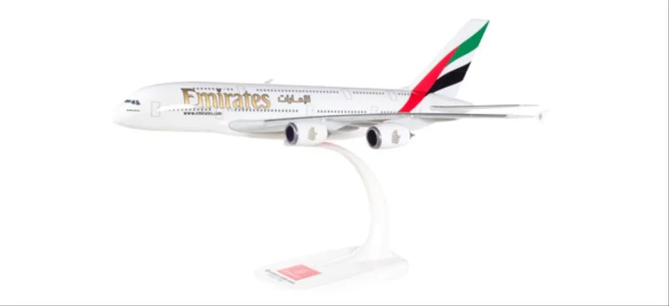 herpa-snapfit-emirates-airbus-a380-800-modell-1-250 image 1