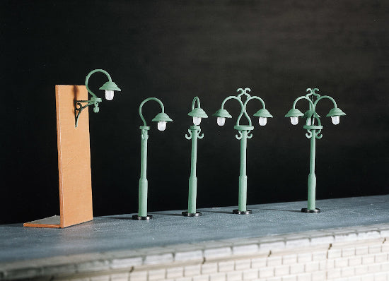 peco-ratio-453-schwanenhals-lampen-9-st-ck-oo-h0-bausatz image 1
