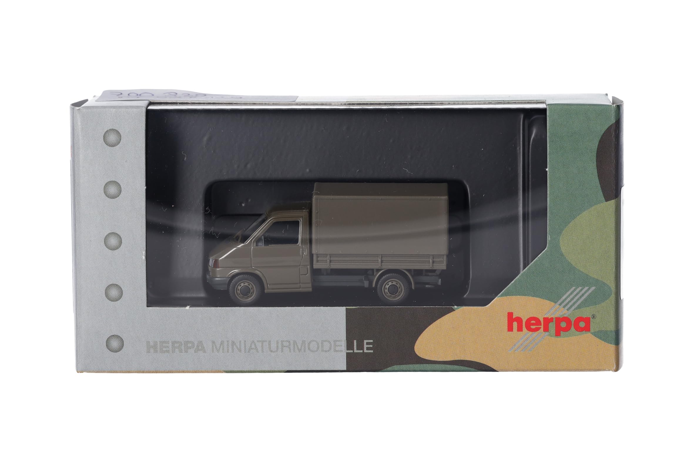 herpa-vw-t4-pritsche-heereslogistikzentrum-modellauto-1-87-gr-n image 5