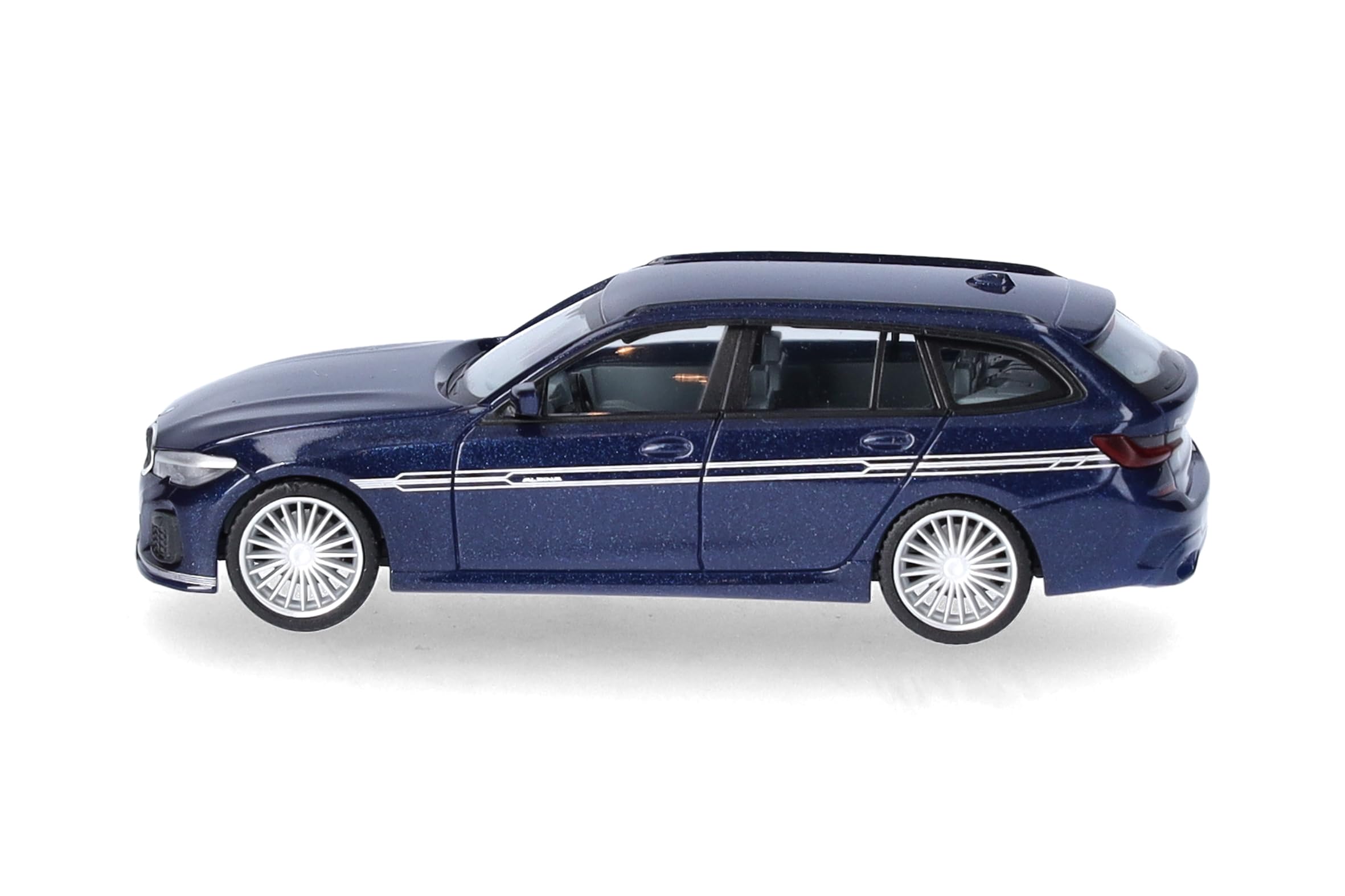 herpa-bmw-alpina-b3-touring-modellauto-blau-1-87-g21 image 4