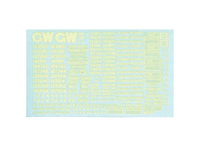 parkside-ps72-abziehbilder-gwr-br-decals-spur-0 image 1