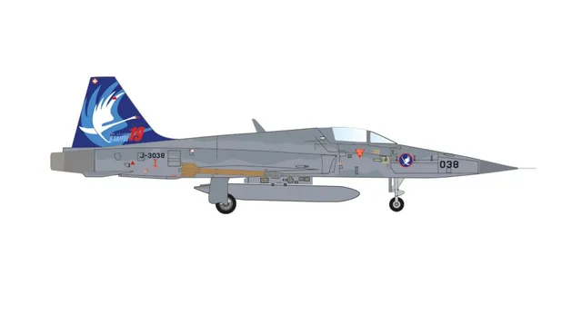 herpa-wings-f-5e-tiger-ii-swiss-air-force-flugzeug-1-200 image 1